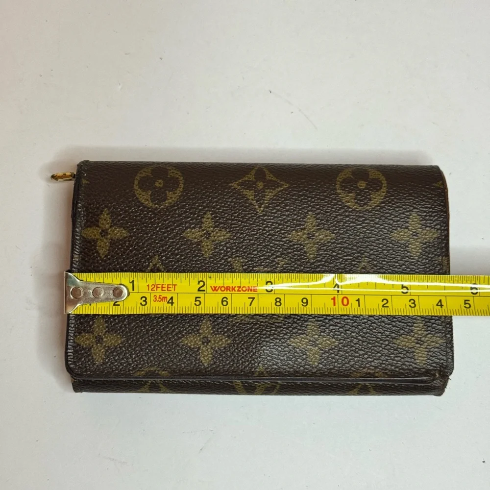 Louis Vuitton Monogram Porte Monnaie Tresor Wallet
